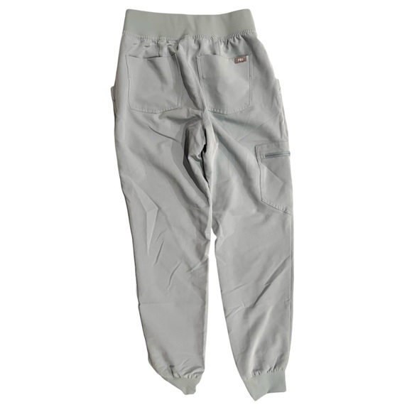 Figs High Waisted Zamora Jogger Scrub Pants | Dusty Blue | Size Small PO# 5858 - Picture 6 of 8
